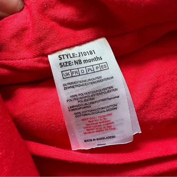 Vintage Blue Star Lily & Jack Newborn Baby Bunting - Picture 7 of 8